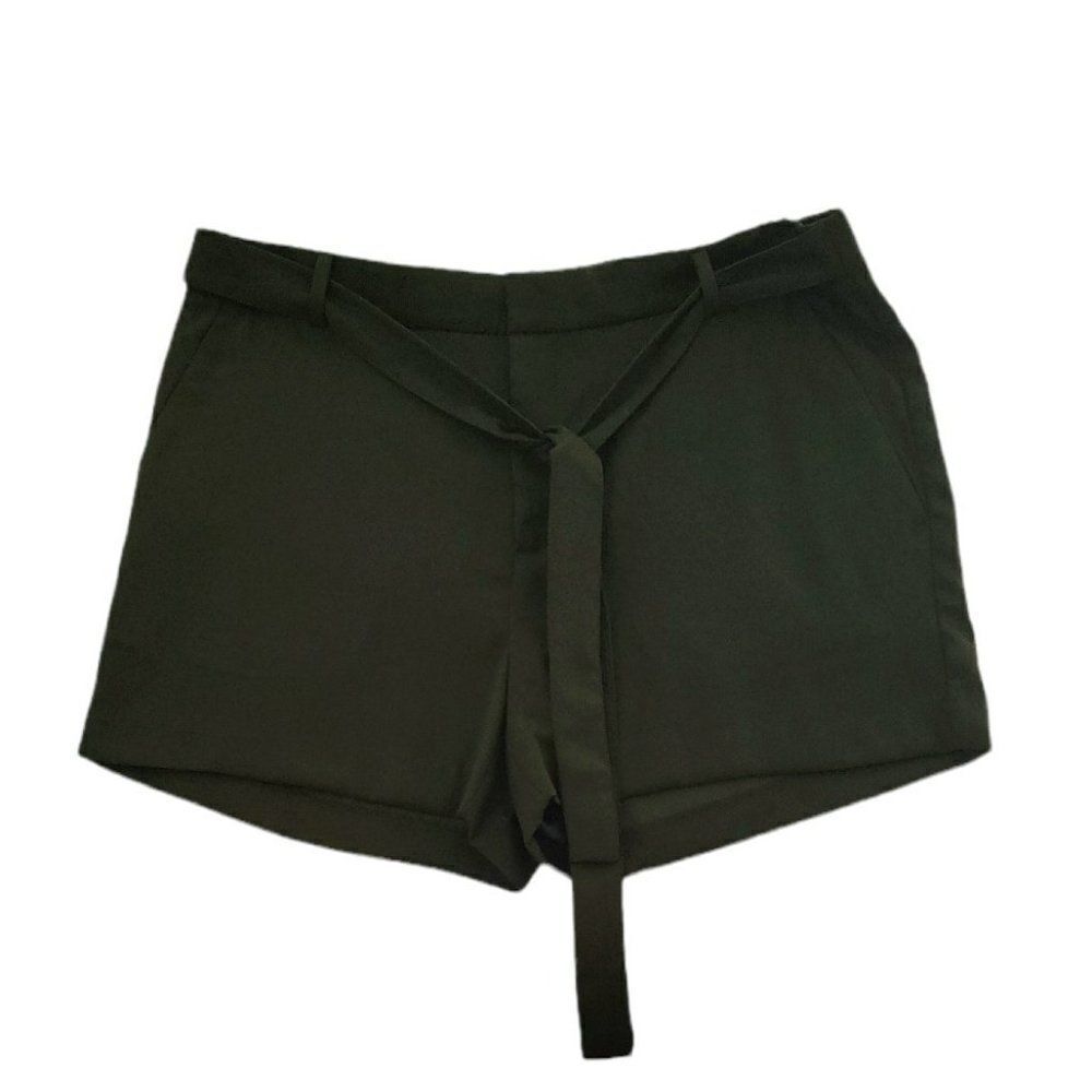 Banana Republic Tie Shorts Olive Women's 12